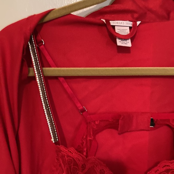 Victoria Secret red size 2 with additional red robe. - Picture 8 of 9